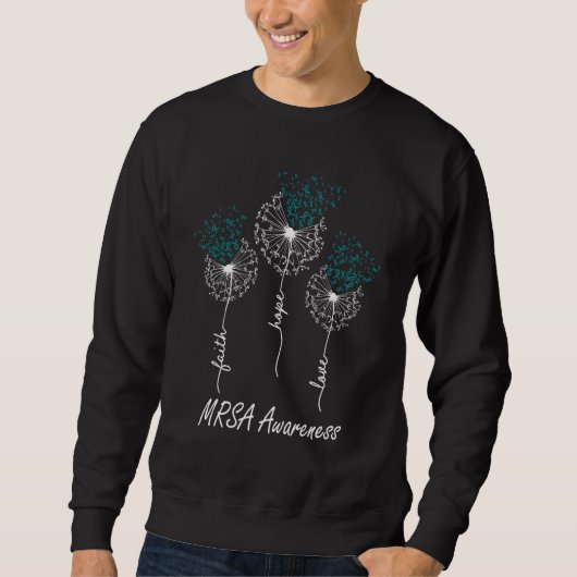 Sweatshirt Foi Espoir Amour Sensibilisation MRSA (Devant)