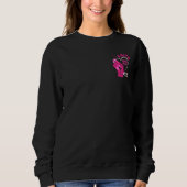 Sweatshirt FOI SUR LA PEUR Cancer du sein Sensibilisation chr (Devant)