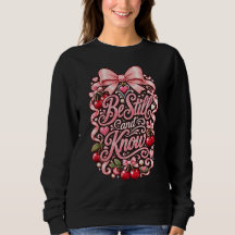 Foi Vintage Script Cherry Sois Calme et Sache