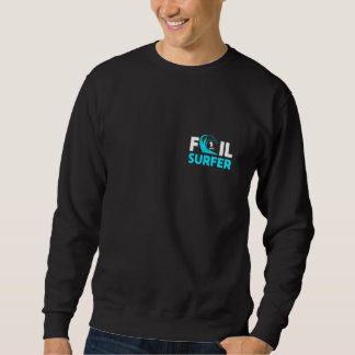 Sweatshirt Foil Surfing Surfer Design   Ocean Wave Rider