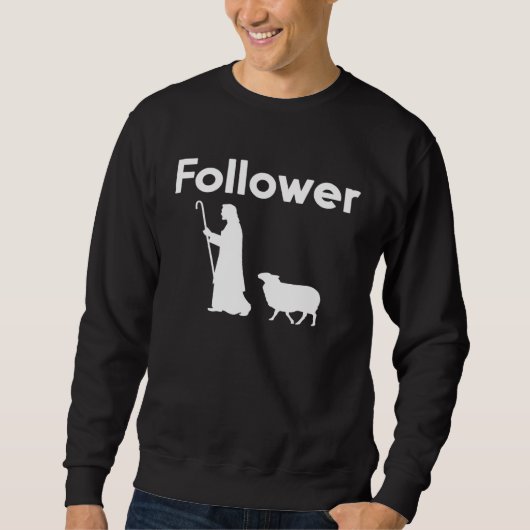 Sweatshirt Followers of Jesus Christ parable of the lost shee (Devant)