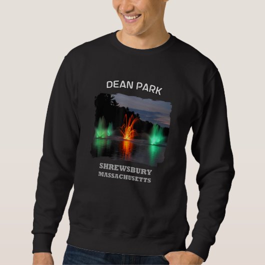 Sweatshirt Fontaine Dean Park Pond Shrewsbury Massachusetts (Devant)