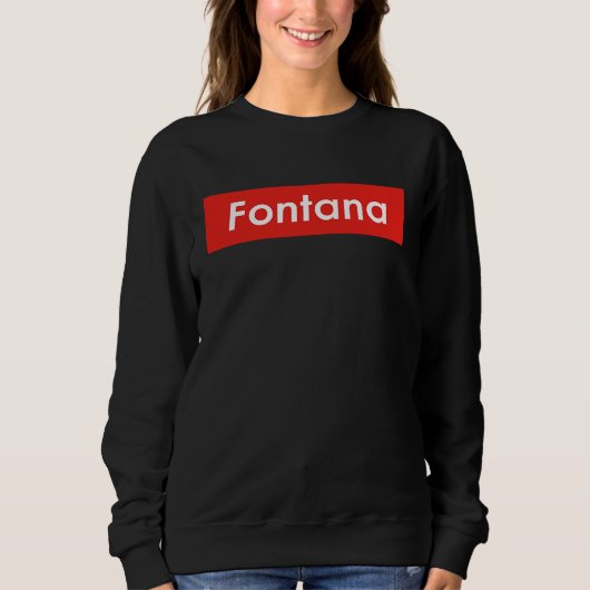 Sweatshirt Fontana California (Devant)