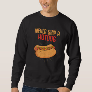 Sweatshirt Foody Hot Chig Franks Sausage Fast Food Hotdog