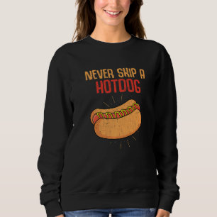 Sweatshirt Foody Hot Chig Franks Sausage Fast Food Hotdog