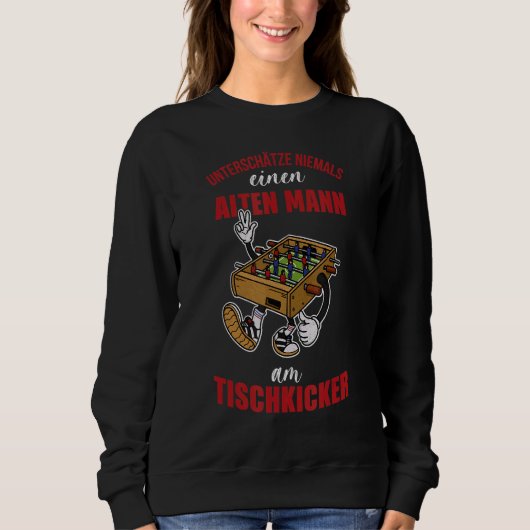 Sweatshirt Foosball Table Soccer Gamer Pub 3 (Devant)