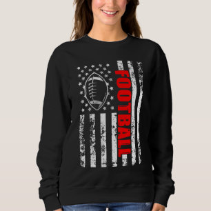 Sweatshirt Football américain du drapeau