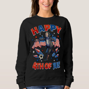 Sweatshirt Football Benjamin Franklin 4 juillet Femmes Hommes