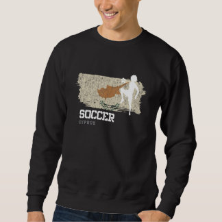 Sweatshirt Football Chypre Drapeau Football Femme Football Fi