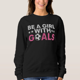 Sweatshirt Football cool Pour Femmes Filles Football Amateurs