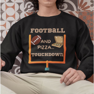 Sweatshirt Football et pizza