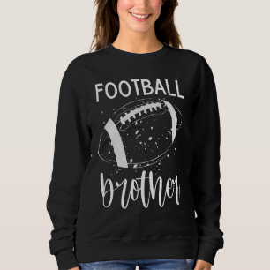 Sweatshirt Football Frère Distressed Football Bro Football
