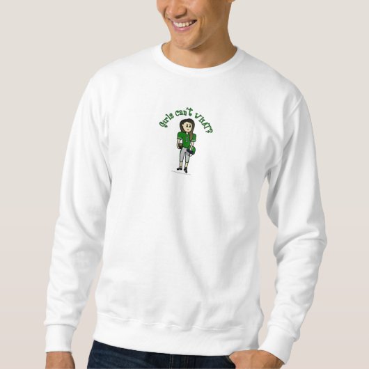 Sweatshirt Football Vert clair (Devant)