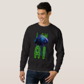 Sweatshirt For all artificial intelligence advocates AI (Devant entier)