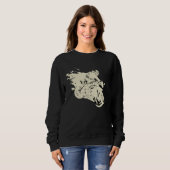 Sweatshirt for motorcyclists motorcycles (Devant entier)
