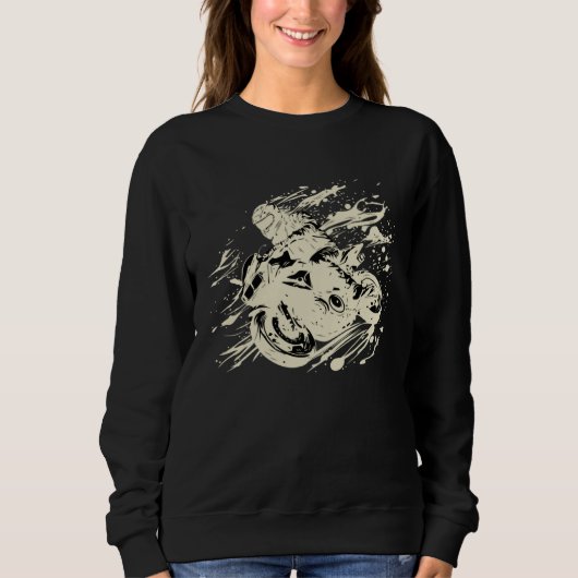 Sweatshirt for motorcyclists motorcycles  2 (Devant)
