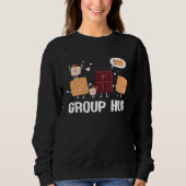 Sweatshirt For Women Smores Marshmallow Camping Roasting (Devant)