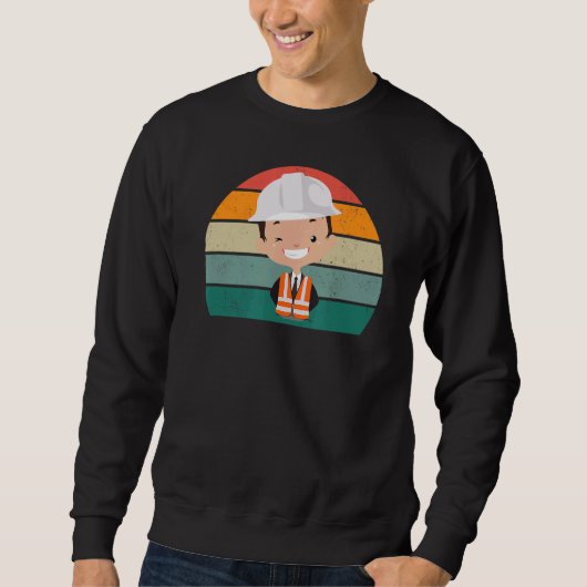 Sweatshirt Foreman Metal Worker Scientist Constructition (Devant)
