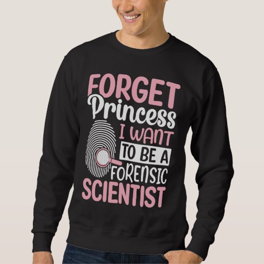 Sweatshirt Forensic Scientist Investigation Lifetsyle Medical (Devant)