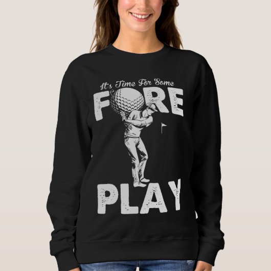 Sweatshirt Foreplay Innuendo Funny Golf Adulte Humour (Devant)