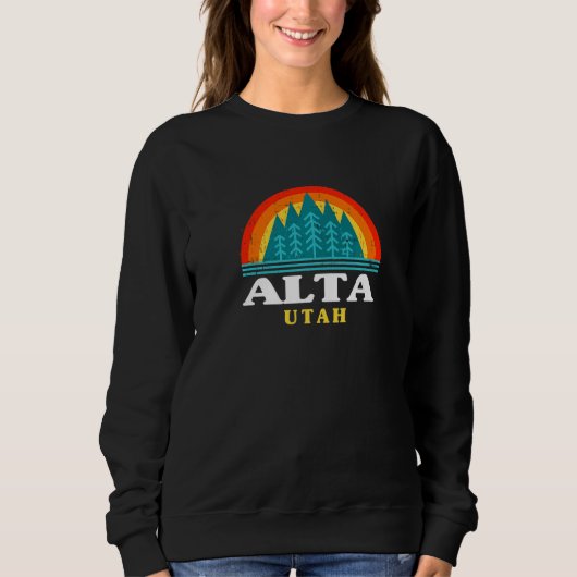 Sweatshirt Forêt à feuillage persistant Sunset Alta Forêt Uta (Devant)