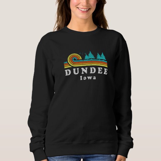 Sweatshirt Forêt à feuillage persistant Sunset Dundee Forêt I (Devant)