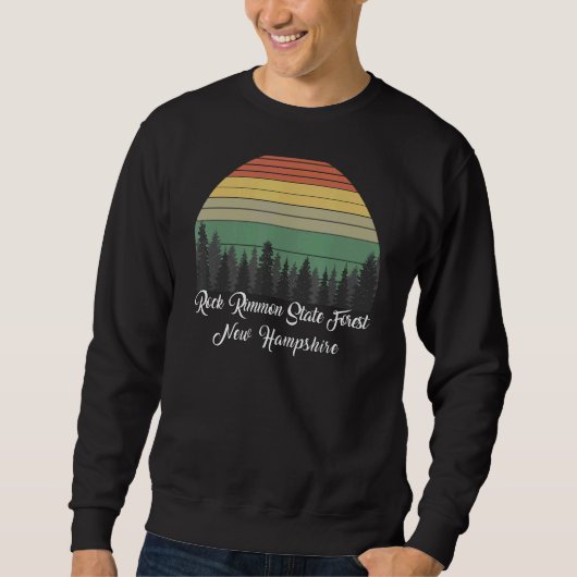 Sweatshirt Forêt d'état de Rock Rimmon 1 (Devant)