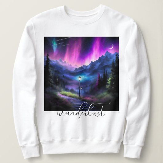 Sweatshirt Forêt enchantée (Design devant)