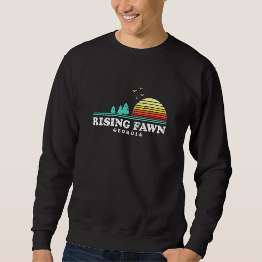Sweatshirt Forêt Faune à feuillage persistant Sunset Levante (Devant)
