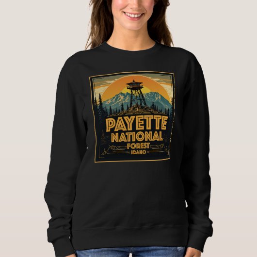 Sweatshirt Forêt nationale de Payette Idaho (Devant)