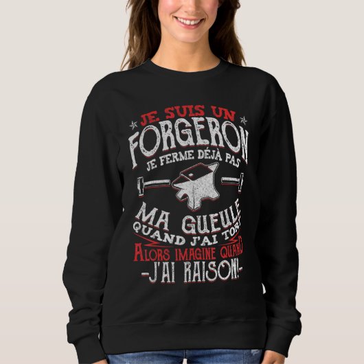 Sweatshirt Forger Blacksmith (Devant)
