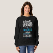 Sweatshirt Formation d'animaux en cours (Devant entier)