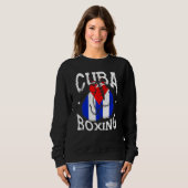 Sweatshirt Formation des entraîneurs de boxe cubains (Devant entier)