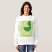 Sweatshirt formes abstraites art (Devant entier)