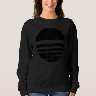 Sweatshirt Formes circulaires géométriques découpées Lignes D