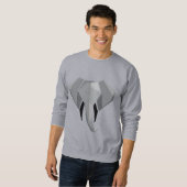 Sweatshirt Formes simples Géométrie Tête d'éléphant (Devant entier)