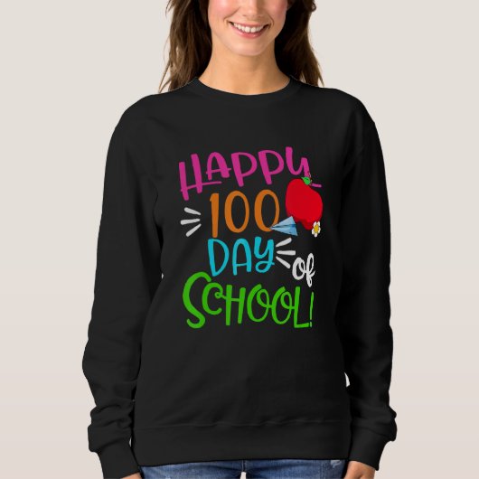Sweatshirt Formule Mathématique 100 Jours D'école Professeur (Devant)