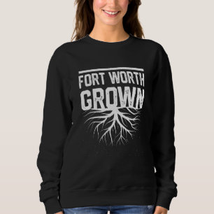Sweatshirt Fort Worth Résident Locale Fierté Ville Ville