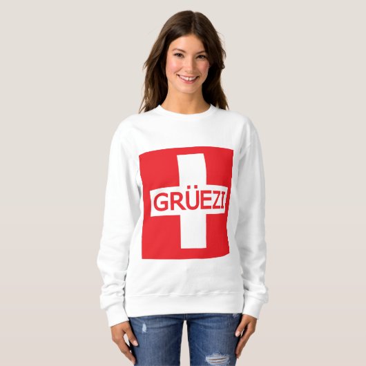 Sweatshirt Fosse commune de Gruezi (Devant entier)