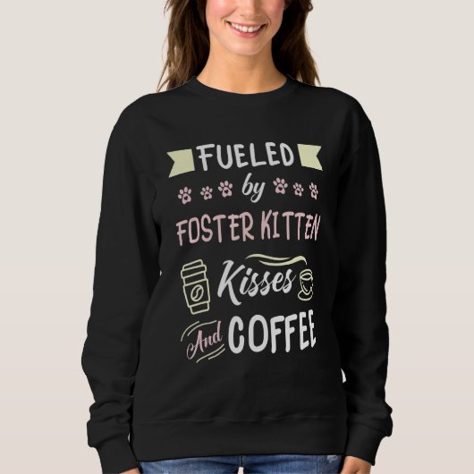 Sweatshirt Foster Kitten Secourir Maman Café (Devant)