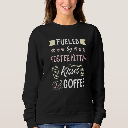Sweatshirt Foster Kitten Secourir Maman Café (Devant)