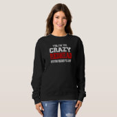 Sweatshirt Fou Redhead Girl Red Hair Ginger Graphic (Devant entier)