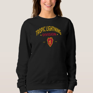 Sweatshirt Foudre tropicale - 25e division d'infanterie Femme
