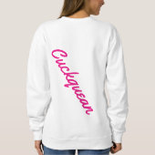 Sweatshirt foulard de cuckquean (Dos)