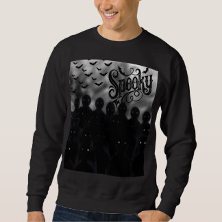 Sweatshirt Foule de corbeaux ombreux Halloween chauves-souris