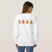 Sweatshirt Four Capybara Sisters (Dos entier)