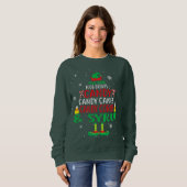 Sweatshirt Four Main Food Groups Elf Buddy Christmas Pajama X (Devant entier)