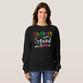 Sweatshirt Fourth Grade Squad Back To School 4th Grade Teache (Devant entier)