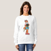 Sweatshirt Fox à Bowling avec Bowling ball (Devant entier)