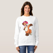 Sweatshirt Fox à la musique avec casque (Devant entier)
